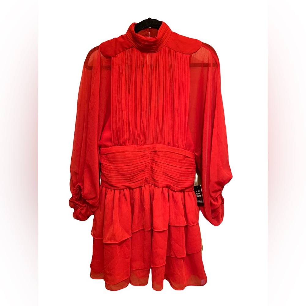 Express Red Cocktail Dress Size 4 New with Tags